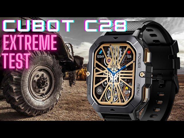 CUBOT C28 - THE FIRST RUGGED SMART WATCH WITH A.I. - FULL TEST