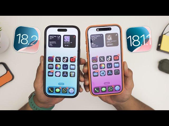 iOS 18.1.1 vs iOS 18.2 Apa Saja Beda nya ? Lebih Baik Mana ? Nonton Biar Tau !!!