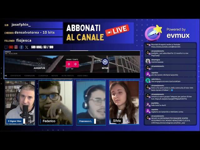 JUVENTUS - INTER  LIVE REACTION