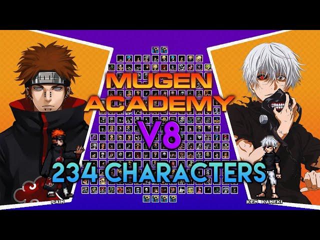 Mugen Academy V8 - 234 Characters (PC) [DOWNLOAD]