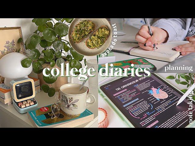 productive vlog | week in my life, catching up on lectures,  in-person class, turning 19, reading