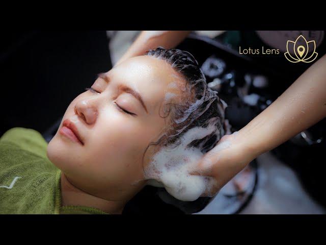 Asmr $4 Hair Shampoo, Scalp Scratching and Head Massage at La Base Spa