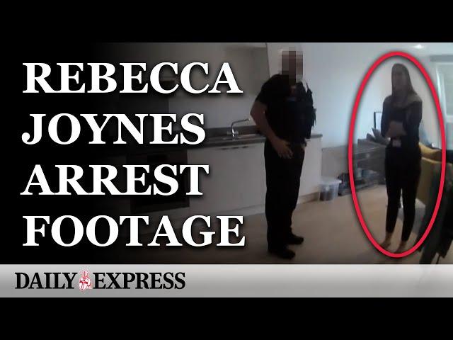 Rebecca Joynes: Footage of teacher being arrested