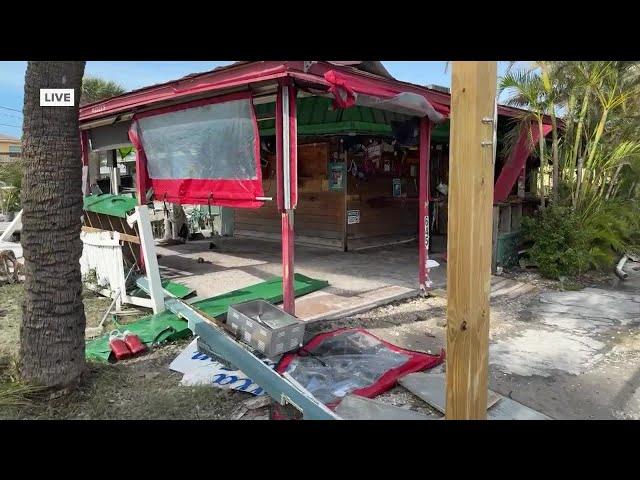 St Pete Beach residents and business owners assess damage after Helene