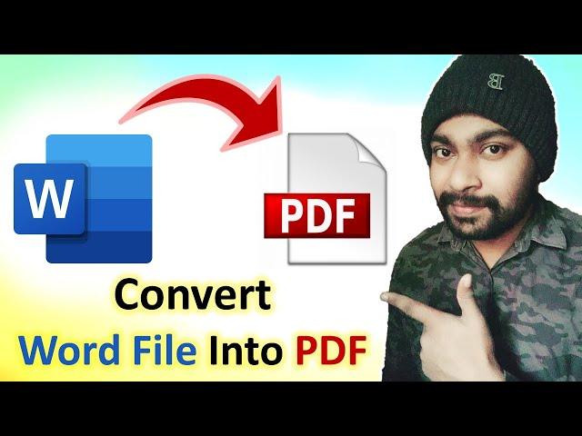 how to convert word file to PDF | word file ko pdf me convert kaise kare | word to PDF