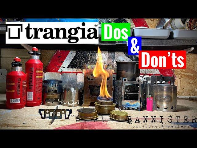 Alcohol stove basics, TRANGIA - what is an alcohol stove & WHAT CAN GO WRONG!