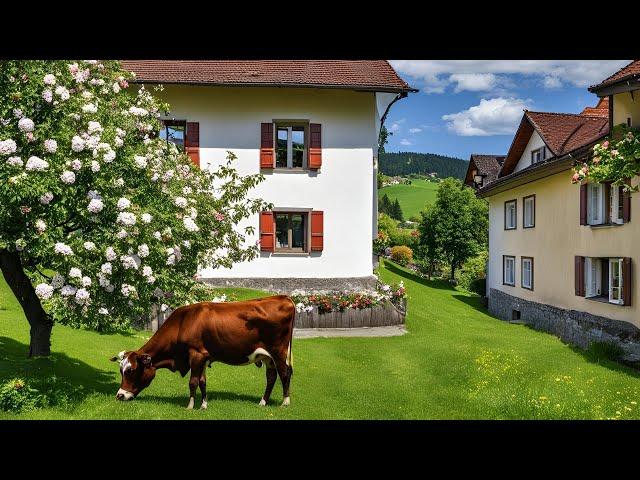 Switzerland Countryside Life _ Swiss Farm House , Kanton Thurgau