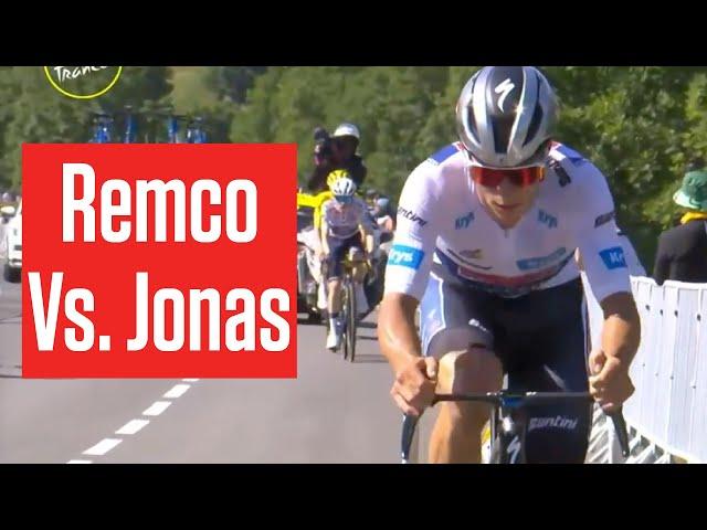 Remco Evenepoel Attacks Jonas Vingegaard For Second Overall In Stage 17 Of Tour de France 2024