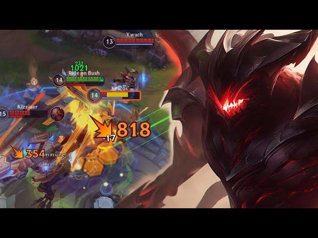 Wild Rift Aatrox Baron Lane Gameplay in Season 15 (Build & Runes)