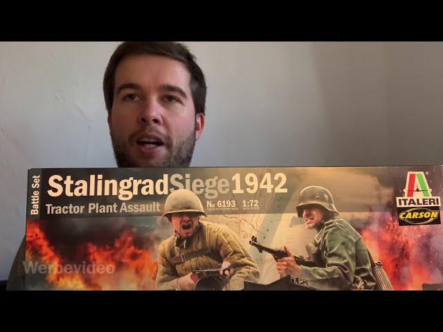 Unboxing Italeri 6193 Stalingrad Siege 1942 1/72 Battle Set