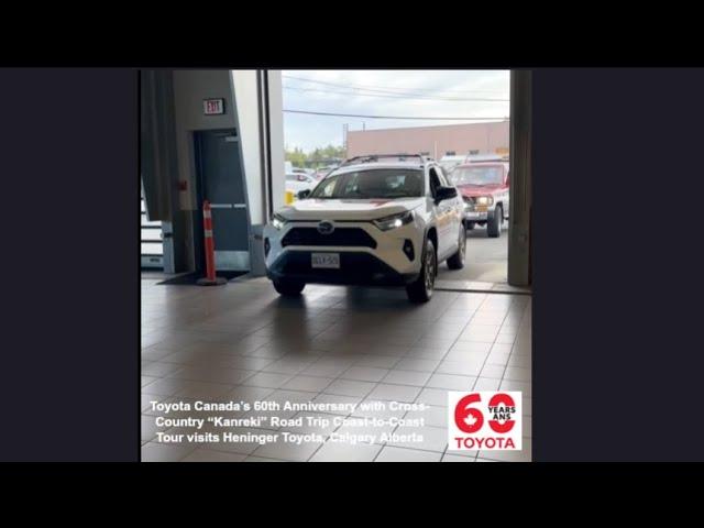 Celebrating Toyota Canada's 60th Anniversary at Heninger Toyota!