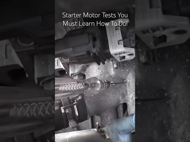 Engine Does Not Crank From a Bad Block Ground [easy test]  #automotivediagnostics #starter #nostart