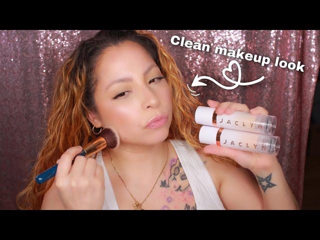 CLEAN MAKEUP LOOK| USING JACLYN COSMETICS SKIN PERFECTING BLURRING TINT|Troubled Beauty