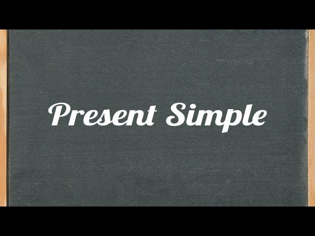 Present Simple Tense - English grammar tutorial video lesson