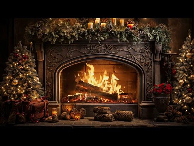  Cozy Fireplace 4K (24 HOURS). Fireplace with Crackling Fire Sounds. Crackling Fireplace 4K