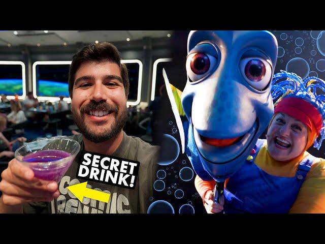 SECRET Drink at Space 220, Guardians Cosmic Rewind, & Finding Nemo Returns! | Disney Vlog