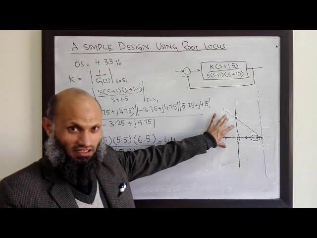 LCS 34a - Design via gain adjustment using root locus
