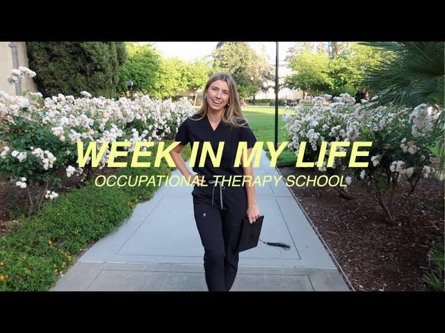 College Vlog: a busy week in OT School (presenting, class, capstone)