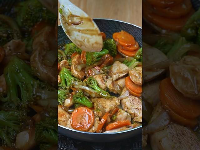 ¡Pollo con brócoli fácil y delicioso al estilo chino! #recetas