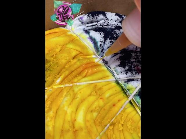 Making of tri-color swirl hoodie