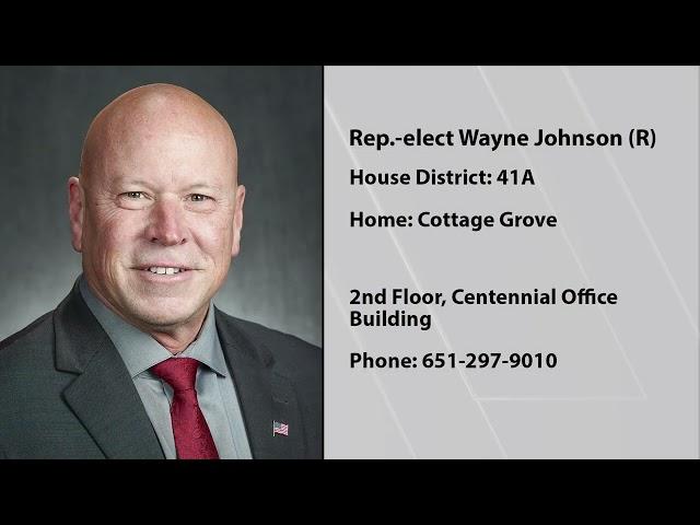 Informational interview with Rep.-elect Wayne Johnson (R-Cottage Grove)