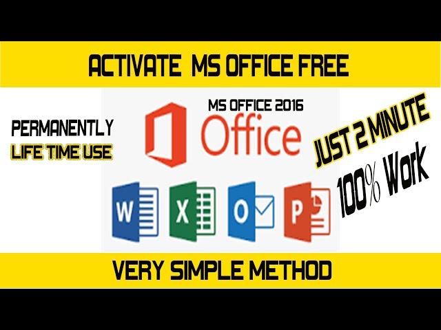 How to Activate MS Office 2016 for FREE [100% Working] @CollegeofEngineers