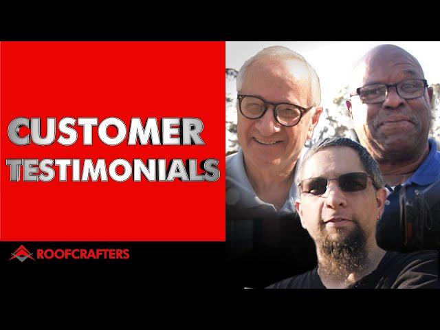 Roofing Customer Testimonials