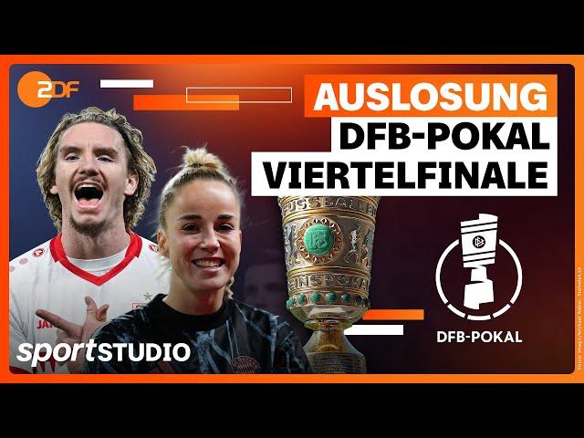 Auslosung DFB-Pokal Viertelfinale Saison 2024/25 | sportstudio