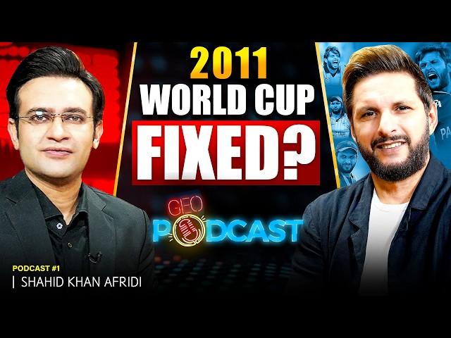 Cricket Leadership Legacy Unfolded with Shahid Afridi |Geo Podcast with Mubashir Hashmi | Podcast #1