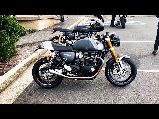 Thruxton RS - Drive by Exhaust sound 4K