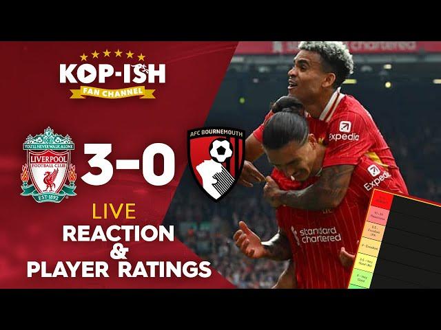 GREAT WIN TO GET BACK ON TRACK | LIVERPOOL 3-0 BOURNEMOUTH | MATCH REACTION & PLAYER RATINGS