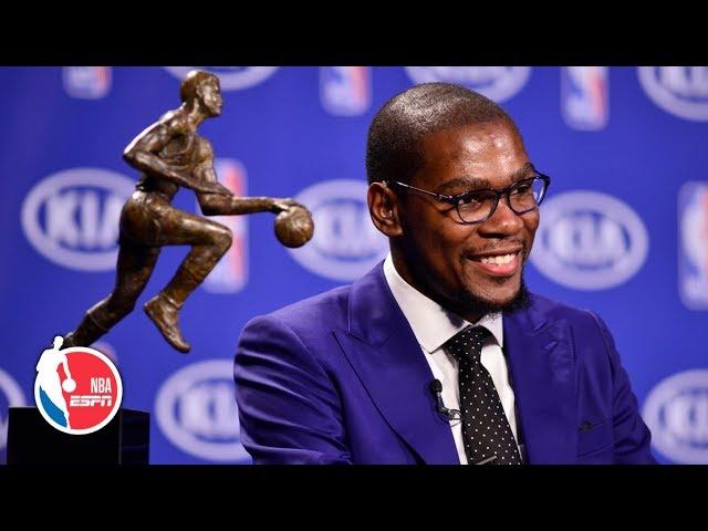 Kevin Durant delivers famous ‘You the Real MVP’ 2014 NBA MVP acceptance speech | ESPN Archives