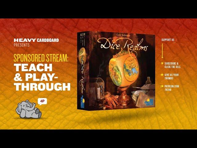 Dice Realms- 4p Teaching & Play-through by Heavy Cardboard