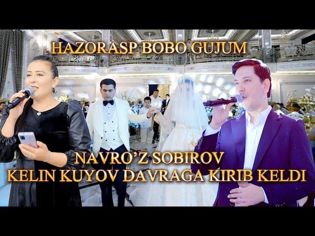 Navro'z Sobirov Hazoraspda Bobo Gujum to'yxonasida xizmatda Kelin kuyov davraga kirib keldi