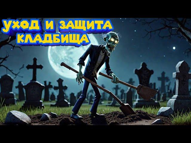 Я МОГИЛЬЩИК Zombie Graveyard Simulator