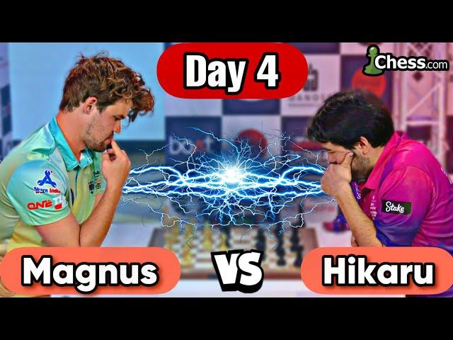 Magnus vs Hikaru  Epic Showdown in the Global Chess League 2024 ️