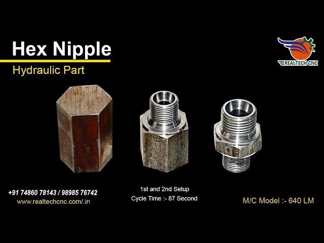 Hex Nipple | RealTech CNC Machine VD-237