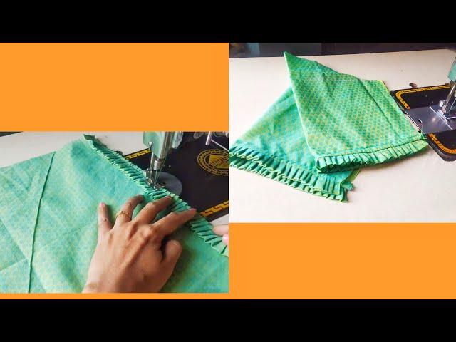 latest frill sleeve blouse design cutting and stitching lucky fashion home