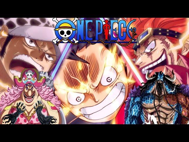 Big Mom Unleashes A Lighting Storm, Kaido's Man Beast Hybrid Form Vs Luffy - One Piece