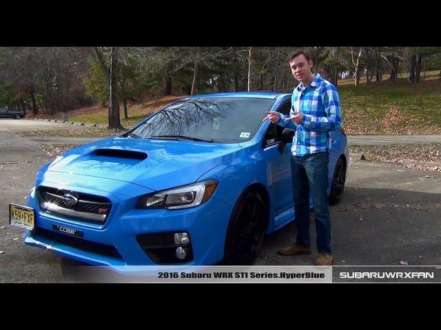 Review: 2016 Subaru WRX STI HyperBlue