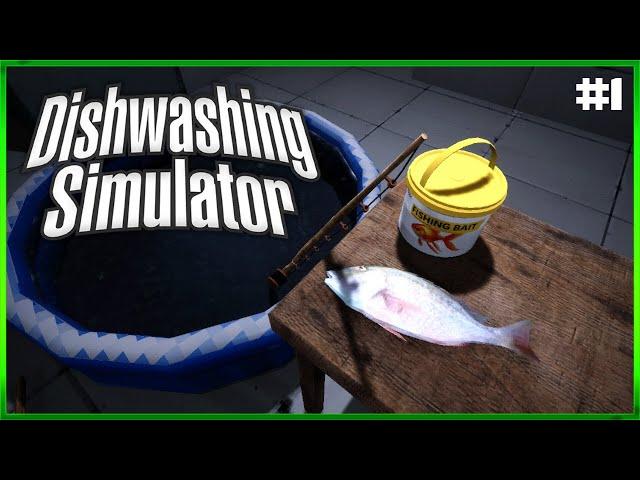 DishWashing Simulator - Unique Survival Horror - Surviving By Washing Dishes Ep#1