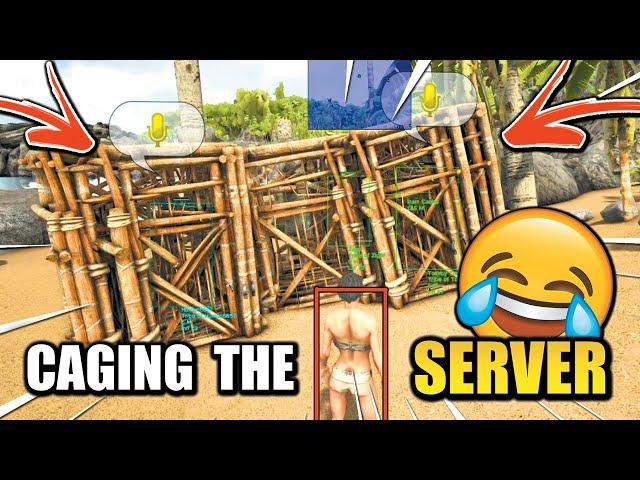 Solo ARK (but I'm Using CAGE HACKS) *HILARIOUS RAGE REACTIONS*