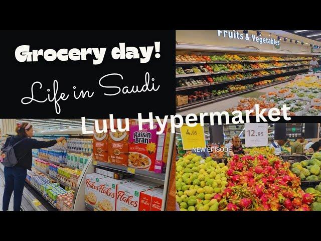 NURSE IN SAUDI | LULU HYPERMARKET | GROCERY SHOPPING | MICHELLENE P