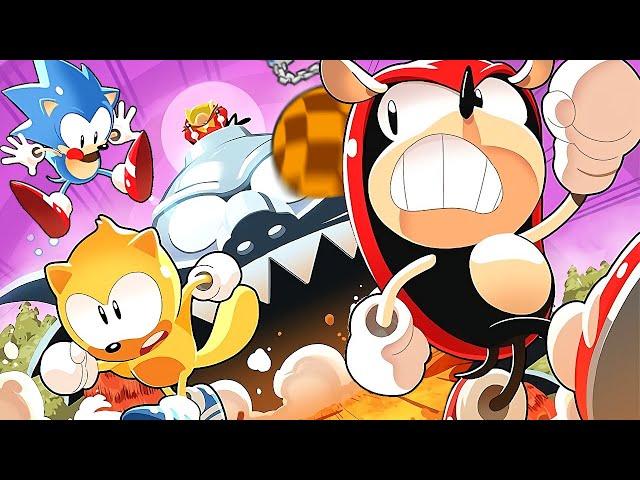 We Played The HARDEST 3 Player Sonic Game Ever Made... [SegaSonic]