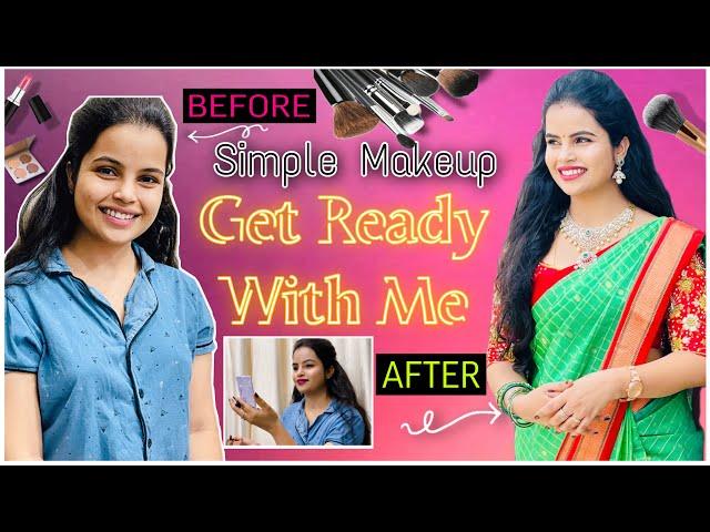 Get Ready With Me for a Wedding | Simple Makeup Tips | Divya Vlogs