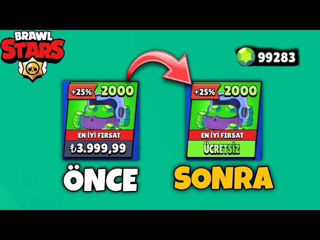 ÜCRETSİZ BEDAVAYA ELMAS ALMA TAKTİĞİ ! BRAWL STARS - ÜCRETSİZ BEDAVAYA ELMAS NASIL ALINIR ?