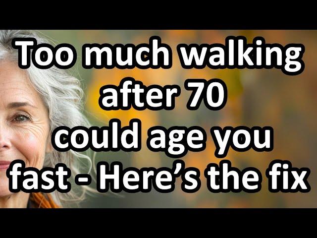 Doc’s Shocker Too Much Walking After 70 Could Age You FAST — Here’s the Fix!