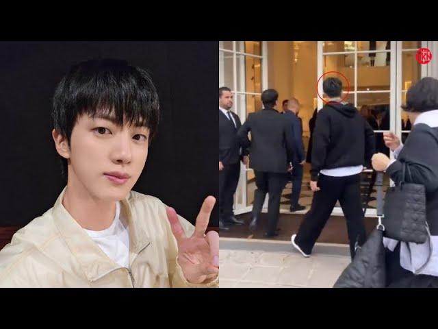 bts news today! Tight Security! BTS's Jin Spotted at Dior Office, Is a Collaboration on the Horizon?