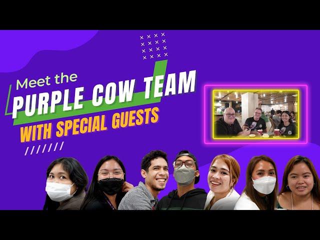 Meet Some of the Purple Cow Team + Special Guests | John Smulo