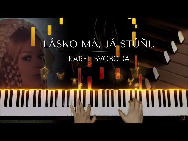 Karel Svoboda - Lásko má, já stůňu + noty pro klavír